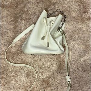 Forever 21 white bucket bag